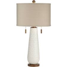 Open pair minimal bedroom wall lamps in brass and metal. Possini Euro Design Mid Century Modern Table Lamp White Ceramic Taupe Drum Shade For Living Room Bedroom Bedside Nightstand Office Target