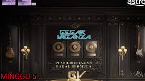 Semalam telah berlangsungnya konsert gegar vaganza untuk minggu ke sebelas. Live Streaming Gegar Vaganza 2019 Minggu 5 Oh Hiburan