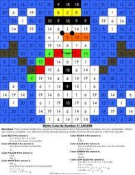 Available for math and english language arts (ela). 5th Grade Winter Activities 5th Grade Winter Math Color By Number
