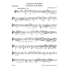 Rieding Oskar Violin Concerto In B Minor Op 35 Violin And Piano Edited By Kurt Sassmannshaus Barenreiter Shar Music Sharmusic Com