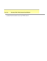 rigid conduit fill chart template free download