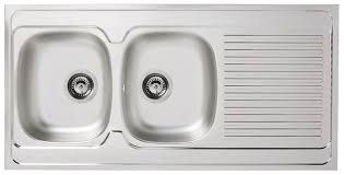 Ces 2 bacs de plonge ergonomiques sont fournis avec le piètement réglable en hauteur et un tube surverse de 280mm en acier inoxydable. Evier Inox Mayr 2 Cuves Brico Depot