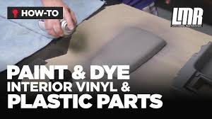 How To Paint Dye Interior Vinyl Plastic Parts Mustang Tech Fox Body Sn95 S197 Youtube