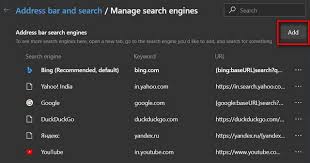 Make google your default search engine and search right from the address bar in microsoft edge. How To Change Default Search Engine In Microsoft Edge 2021 Thcbin Tech Blog