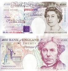 The new banknote will enter. 20 Pounds Elizabeth Ii Series E Michael Faraday Four 20 England Numista