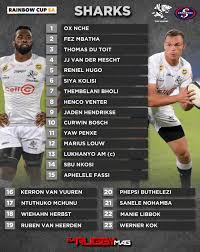 15 david kriel, 14 madosh tambwe, 13 marco jansen van vuren, 12 cornal hendricks, 11 stravino jacobs, 10 morné steyn, 9. Team Hub Rainbow Cup Round 4 Sharks Vs Stormers Lions Vs Bulls