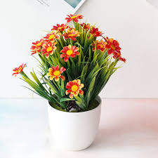 Check spelling or type a new query. Plastic Outdoor Artificial Flowers Fake Plants In Pot Grass Garden Home Decor Walmart Com Walmart Com