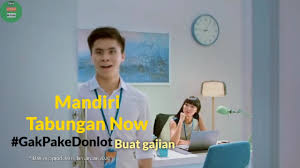 Bank mandiri bekerjasama dengan facebook dengan menyediakan layanan bagi pengguna kartu mandiri debit untuk pembayaran iklan di facebook sehingga transaksi menjadi lebih mudah. Iklan Bank Mandiri Tabungan Now Gakpakedonlot Buat Gajian Youtube