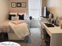 They're cozier and you don't have to waste money furnishing a room with a seating area no one will ever use. Teenage Bedroom Ideas For Small Rooms Small Bedroom Ideas For Girls