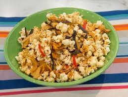 Taco Popcorn Recipe Food Network Recipes Recipes Appetizers And Snacks Spicy Popcorn Recipes