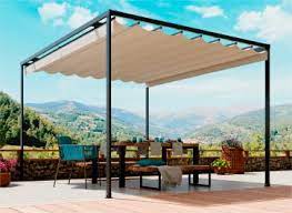 Elementos que fonrman una pérgola. Pergola De Palilleria Aneas De Saxun 80 Mm X 40 Mm