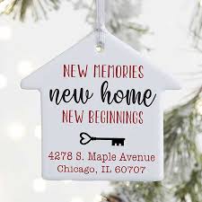New Memories New Home Personalized Address Ornament Realtor Closing Gifts First Home Gifts Closing Gifts