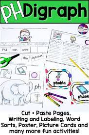 Practicing Ph Digraph Words Is A Ton Of Fun With These Activities Games And Worksheets These First Grade Reading Kindergarten Reading Fun Reading Activities