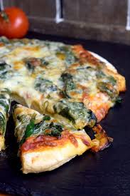 Spinat Pizza Aus Dem Thermomix Mein Zaubertopf Rezept Spinatpizza Pizza Thermomix Thermomix