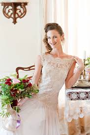 Downton Abbey Inspired Bridal Shoot Wedding Inspiration English Tea Party Style Wedding Dress Blush Wedding Dresses Blush Floral Design Gowns Bridal Shoot