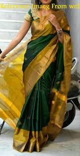 Item Saree Sari Condition New Material Silk Zari Color Forest Green Shade Of Uppada Pattu Sarees Indian Saree Blouses Designs Silk Saree Kanchipuram