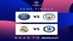 Jadwal final liga champions man city vs chelsea jadwal final liga europa villarreal vs man united. Jadwal Semifinal Liga Champions 2020 2021 Real Madrid Vs Chelsea Psg Vs Manchester City Tribunnews Com Mobile