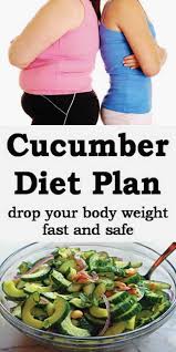 7 Day Cucumber Diet Plan To Drop Your Body Weight Fast Cucumber Diet Cucumber Benefits Salad Diet