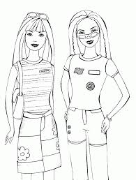 Free printable barbie dreamhouse adventures coloring pages. Cartoon Barbie Coloring Page Coloring Home