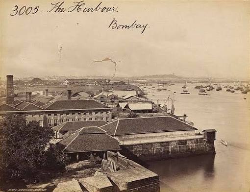 Bombay Harbour, India, in 1861 - 164 years ago!