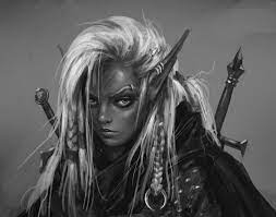 Drow D D Character Dump Fantasy Female Warrior Elves Fantasy Dungeons And Dragons Characters