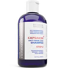 Capsaicin's effectiveness as a hair loss supplement is due to its ability to increase blood flow. Botanical Hair Growth Lab Anti Hair Loss Shampoo Herbalceutical Capsaicin Oil Free Formula Step 2 Hair Loss Prevention For Men Women Alopecia Postpartum Dht Blocker 8 Oz Buy Online