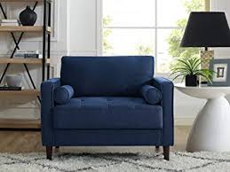 Browse a wide selection of accent chairs and living room chairs, including oversized armchairs whether you're looking for sky, deep sea or a classic navy blue accent chair — you've come to the. Amazon Com Lifestyle Solutions Lexington Armchair 39 80 W X 31 10 D X 33 50 H Navy Blue Furniture Decor
