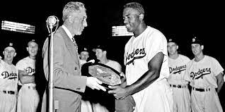 Jackie robinson and yogi berra were two of the best to ever play the game. This Day In Dodgers History Jackie Robinson Named 1949 Nl Mvp Dodger Blue