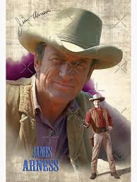 Gunsmoke Cowboy Movie James Arness" Sticker for Sale by ClothingTX3
