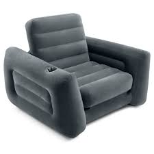 Intex 66551ep Inflatable Pull Out Sofa Chair Sleeper With Twin Sized Air Bed Mattress Inflatable Chair Pull Out Sofa Inflatable Bed