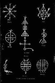 Seamless background with nsibidi symbols. Nsibidi Ancient Writing Ancient Scripts Lilith Sigil