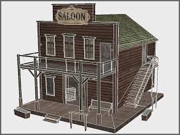 You need no glue, no knife or scissors to set this house on the table. 3ds Max Western Buildings Old Western Towns Western Saloon Westerns