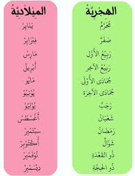 اجهد ولا تكسل ولا تك. Nama Bulan Dalam Bahasa Arab Serta Penjelasan Lengkapnya
