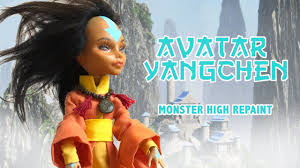 Ich wünsche euch viel spaß! Avatar Yangchen Monster High Repaint Ooak Custom Doll By Doll Art Haus Youtube