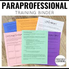 Paraprofessional Support Positively Learning In 2020 Positive Learning Paraprofessional Special Education Classroom