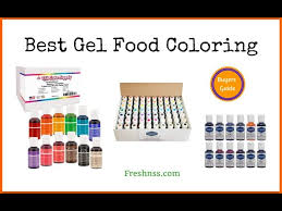 Caramel color is the most commonly consumed food coloring. Best Gel Food Coloring Reviews 2021 Buyers Guide Youtube