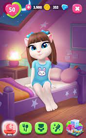 Kids can get angela to repeat her words, stroke, and poke her as you my talking angela is themed around for little girls to play with a virtual female pet. My Talking Angela 2 For Android Apk Download