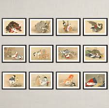 小林永濯 春画 鼠と女 浮世絵 アート 光沢 ポスター A3 バー カフェ 居酒屋 クラシック インテリア 日本画 獣姦 エログロ ポルノ  ネズミ(住まい、インテリア)｜売買されたオークション情報、y その他