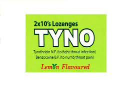 TYNO Lozenges Lemon - REKO Pharmacal | REKO Pharmacal