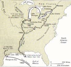 Exploration Map Of La Salle Expeditions Rene Robert Cavelier Was Born In Rouen France On November 22 1643 He Took Ohio History Lasalle Columbian Exchange