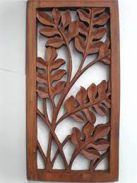Give Your Home A Decorative Look By Wood Wall Art Cozy Bali Leaf Wood Carved Wall Art Hanging Relief Carved Wall Art Wood Wall Art Decor Carved Wood Wall Decor