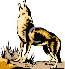 Goat and big big wolf vector ai cdr. A Howling Wolf Clipart