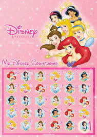 30 Day Disney Countdown Calendars Disney Countdown Calendar Disney Countdown Disneyland Countdown