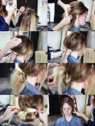 Take the braid and circle it around the base of your ponytail to form a low bun. How To Style A Low Bun A Beautiful Mess