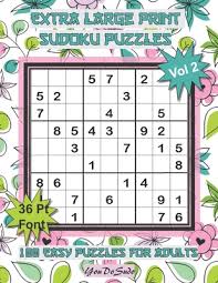 Themed crossword puzzles with a human touch. Extra Large Print Sudoku Puzzles 100 Easy Puzzles For Adults And Seniors Lovely Modern Pink And Green Floral Themed Sudoku Gift For Women By Youdosudo