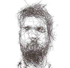 Kunst Roboter Verrichten Arbeit Von Kunstler Und Zeichnen Portraits Welt