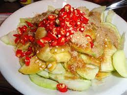 Saya menunjukkan cara buat jeruk mangga rangup yang paling senang. è…ŒèŠ'æžœ Mangga Jeruk Pedas Travelfoodparadise