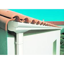 Accessoires de gouttières pvc (84). Gouttieres Pvc En Forme De Corniche Ovation Nicoll