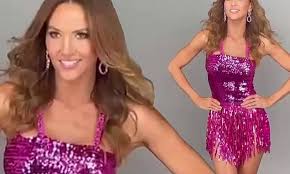 A couple of weeks ago we saw michael supporting his wife kyly clarke on this competition of dancing with the stars, now she is showing her support to her husband after the tragic death of … Kyly Clarke Proves She S Ready To Rhumba In Glamorous Photo Shoot For Dancing With The Stars Daily Mail Online