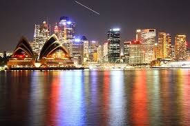 Sydney Skyline At Night Sydney Skyline Skyline Land Of Oz